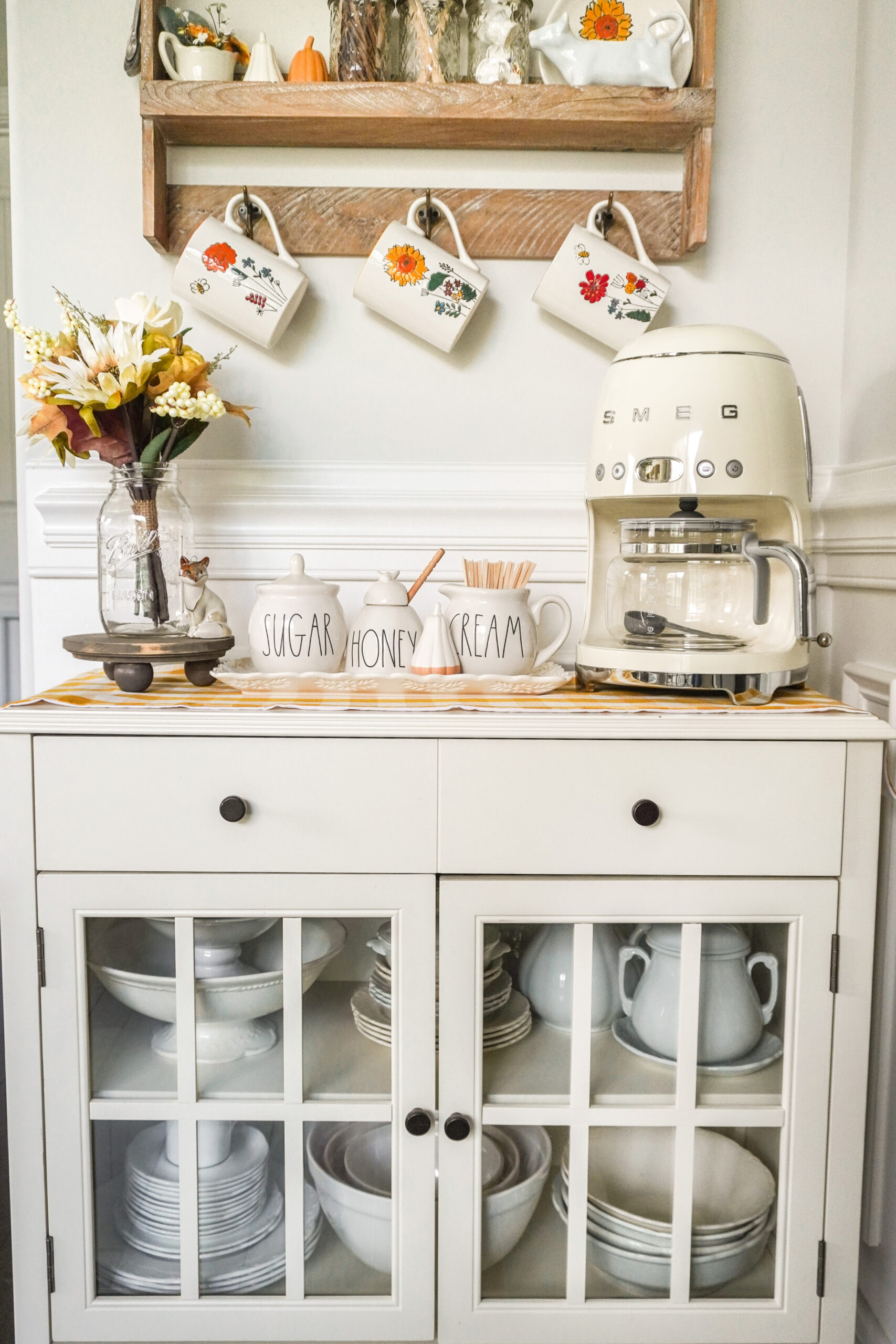 How To Decorate A Coffee Bar For Fall! - Kateschwanke