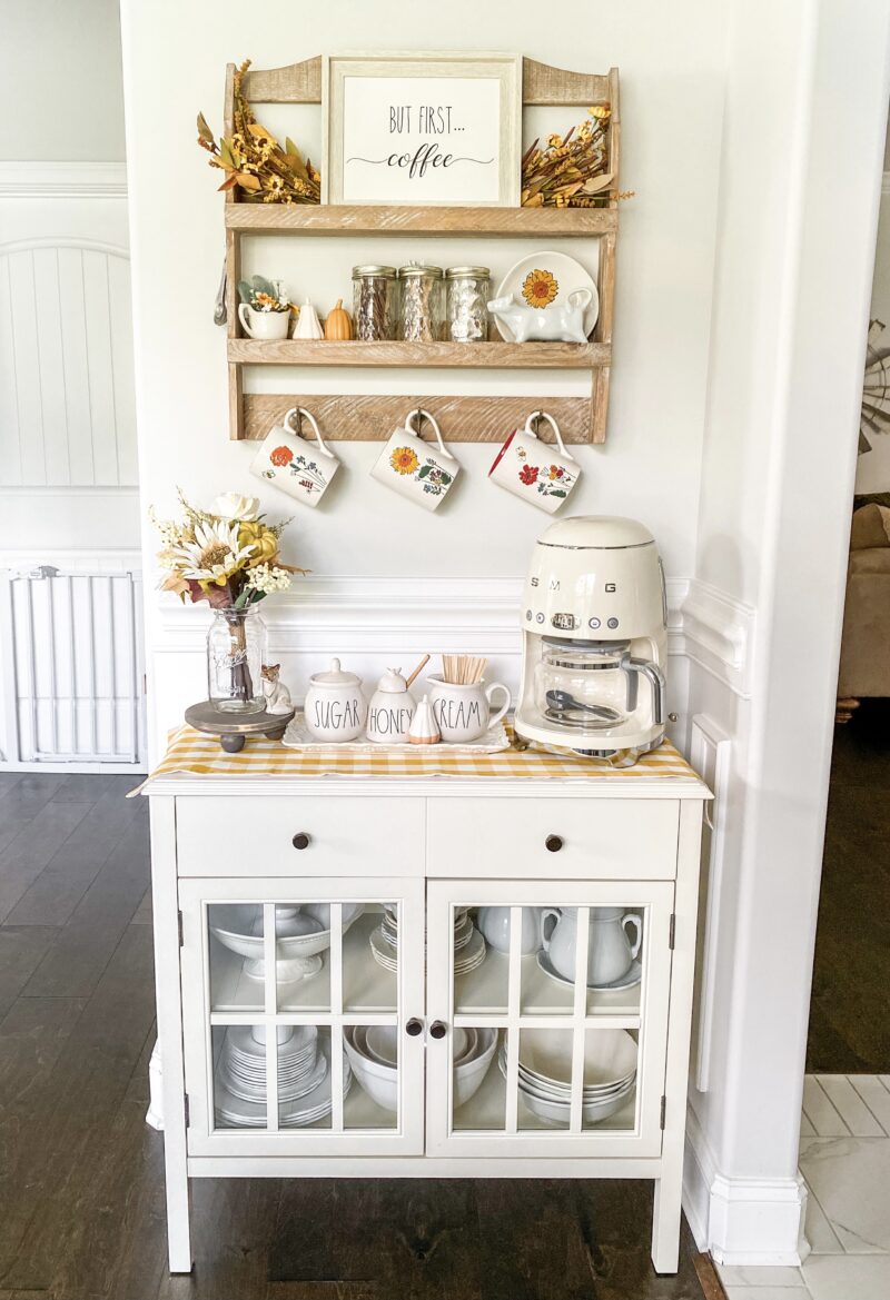 How To Decorate a Coffee Bar for Fall! - kateschwanke